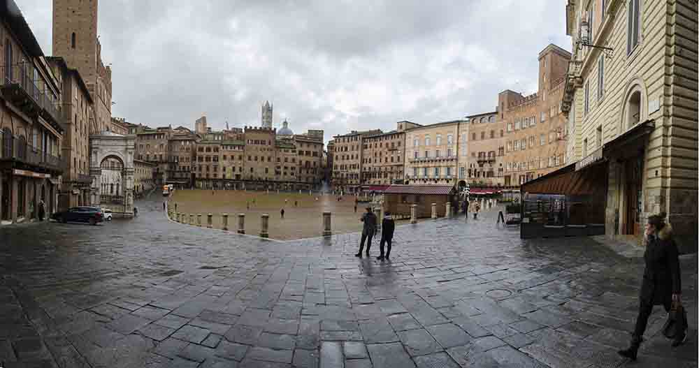 07 - Italia - Siena - plaza del Campo - panoramica